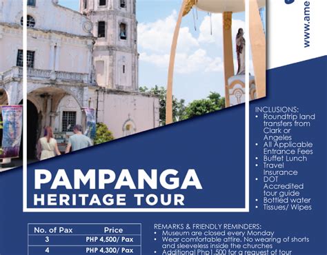 pampanga province tour packages|30 Must.